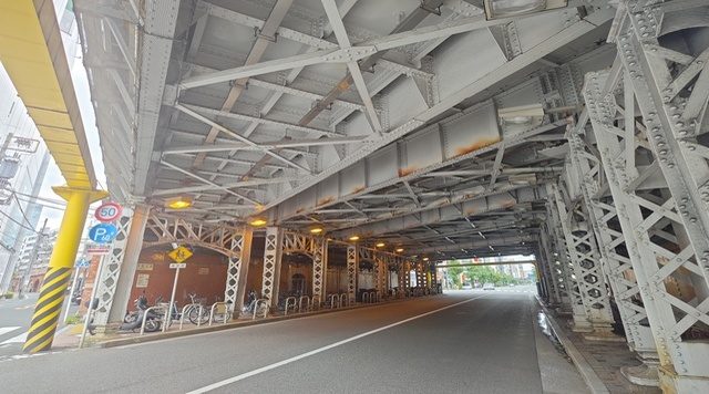 【大正】神田駅～秋葉原駅間　アーチを描く大正時代の架道橋のイメージ