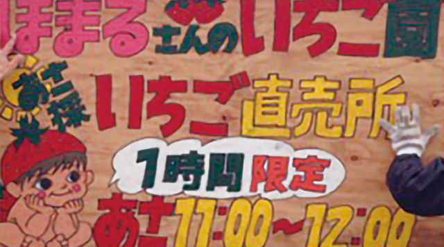 ほまるさんのいちご園のイメージ