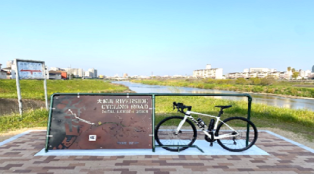 自転車デザイン看板のイメージ