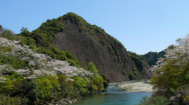 古座川の一枚岩のイメージ