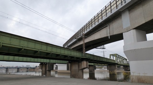 阪神高速堺線 ・南海本線大和川橋梁のイメージ