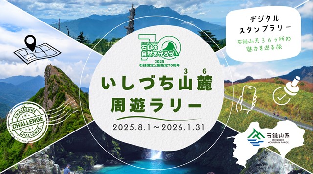 いしづち山麓（36）周遊ラリーのイメージ
