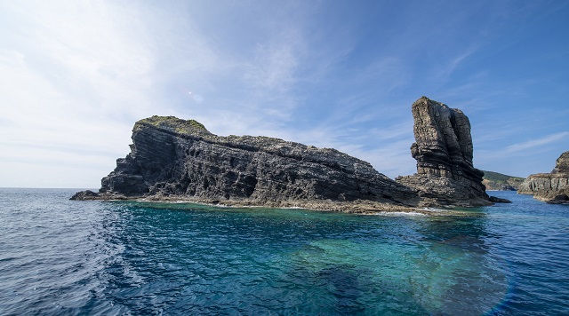 甑島クジラ岩のイメージ