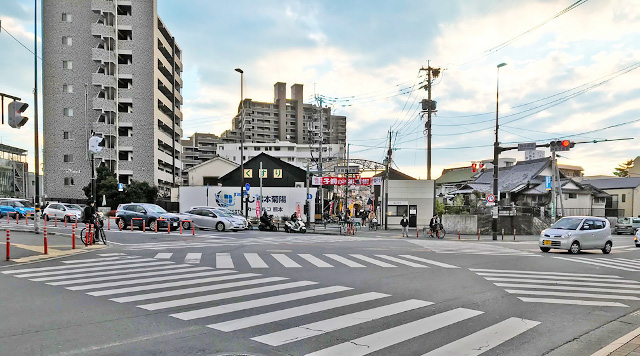 西子飼町スクランブル交差点のイメージ