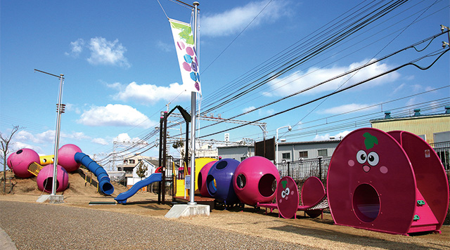 駒ヶ谷駅西側公園のイメージ