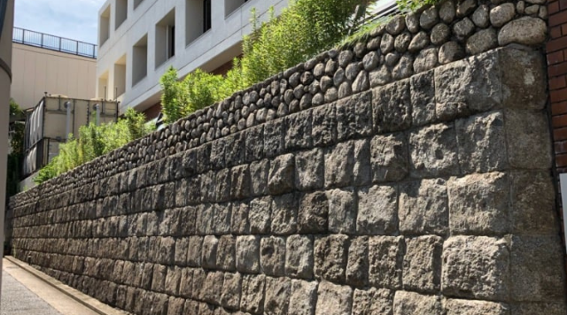 神戸ジューコム跡地の石垣のイメージ
