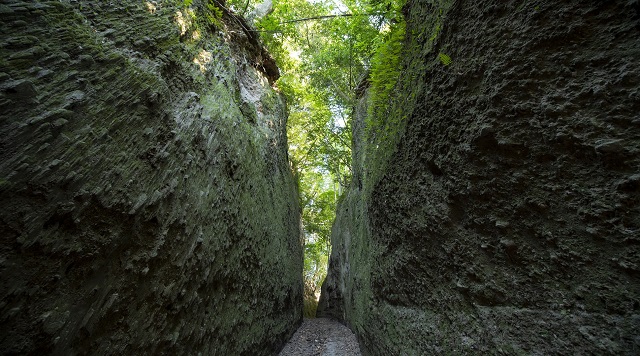 シラス壁の坂のイメージ