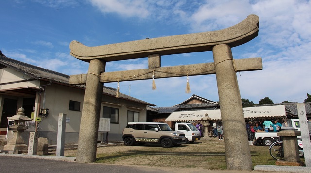 ⑧木烏神社（こがらすじんじゃ）鳥居のイメージ