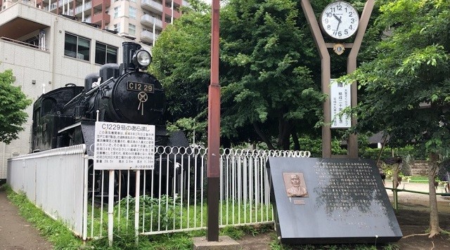 【大宮駅】山丸公園のＣ12形蒸気機関車のイメージ