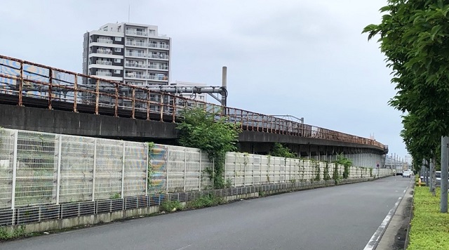 【川口駅】サッポロビール工場の専用線跡のイメージ
