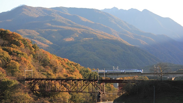 立場川橋梁と富士見駅のイメージ