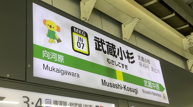 武蔵小杉駅のイメージ